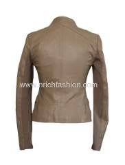 A Quality lamb nappa ladies' jacket