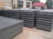 Black welded mesh panel