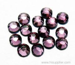 Korean Hot Fix Rhinestone LT.Amethyst SS10