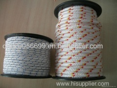Diamond braided rope