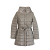 Soft lamb nappa ladies' coat