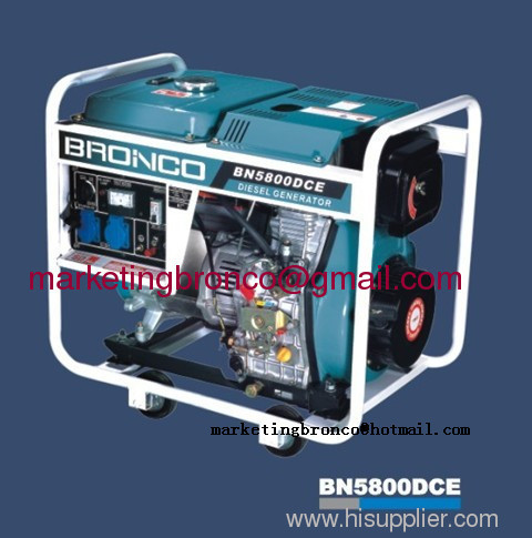 Brushless open frame air-cooled diesel generator