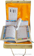 digital quran read pen with 4GB rechargable battery wooden box packing