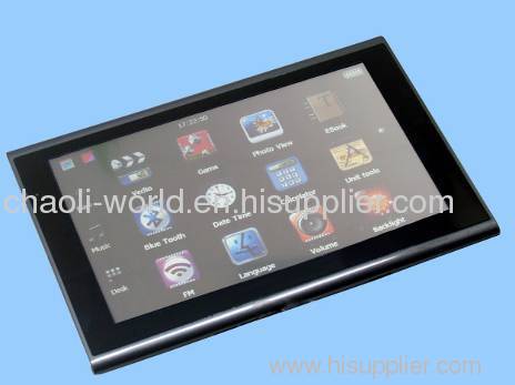 7inch car gps navigator(MP3,MP4,FM,BT,AV,ISDB-T)