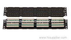 CAT5e 48 and 24 Port Patch Panel with 1.5A Maximum Current Rating and150V Voltage Rating