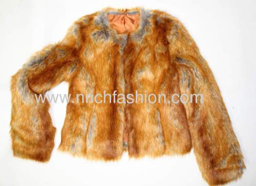 Faux fur ladie's jkt