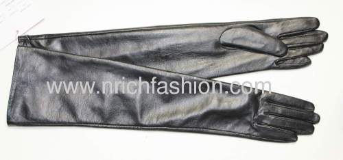 Long leather glove