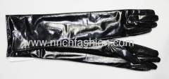 Long leather glove