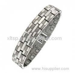 man design titanium or stainless steel bracelet