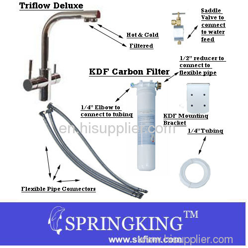 3 Way Kitchen Mixer Tap Pure Water Filter