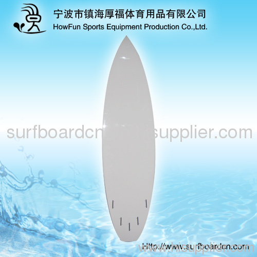 full white painted surfboard Kiteboard