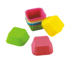 Silicone Cupcake Mold -- Square