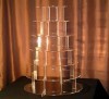 7-tier clear acrylic cupcake stand