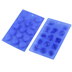 14 Cavities Silicone Chocolate & Cookie Mould Ice Cube
