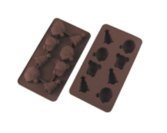 8 Cavities Silicone Chocolate& Cookie Mold -- X'max