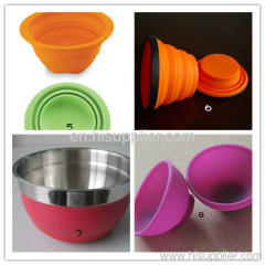 Silicone bowl