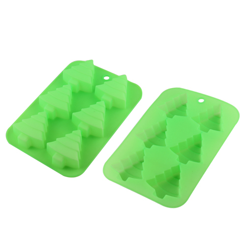 Tree shape soft rubber bakeware