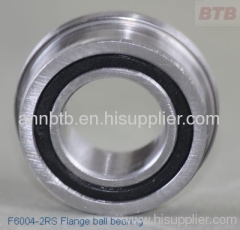 Flanged deep groove ball bearings