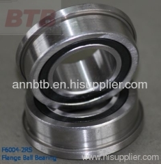 Flanged deep groove ball bearings