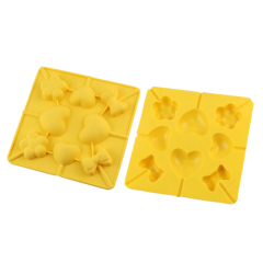 Funny Pattern 8 Cavities Silicone Chocolate & Cookie Mould Ice Cube