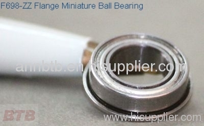 Shielded Flange Miniature Ball Bearing