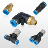 Pneumatic fittings, tube fitting