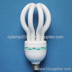 high power 4U 55w CFL lotus energy saving lamp