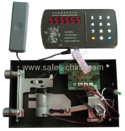 Digital touch screen safe lock