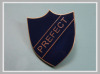 New style custom metal UK school badge/soft enamel epoxy dome lapel pin/metal safety pin laple pin