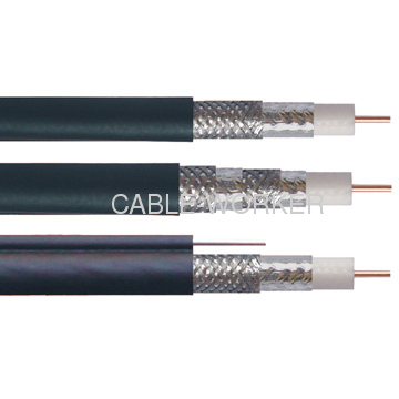 75ohm Drop Cable RG6 MIL-C-17F standard