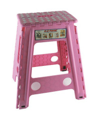 Jumbo plastic foldable stool chair