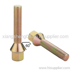 hex 17 conical lug bolt