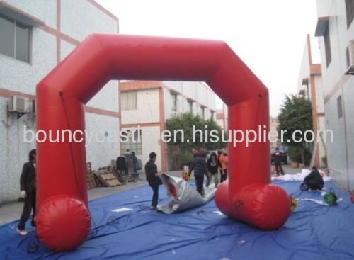 Red Inflatable arch