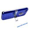 New Hard Case with Metal Stand for iPhone 4 (Blue)