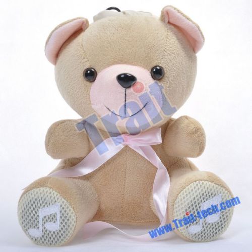 Bear Doll Speaker Mini Speaker for iPhone4/iPhone4S/iPod/Mp3/Mp4/Mobilephone