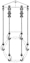 6 six bundled conductor lifting hoist tool