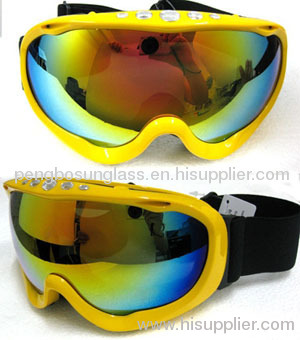 2011 Fashion anti-fog ski goggles