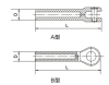 press clip in type stranded steel wire connector for earthwire stringing