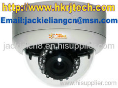 Vandal-proof IR IP Dome CCD Camera (outdoor & indoor)