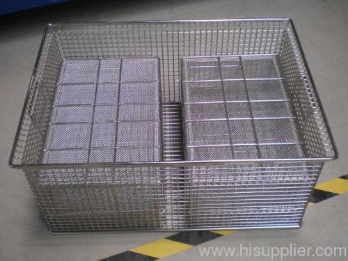 Net basket of food sterilization machine