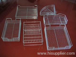 Washing baskets with dividers