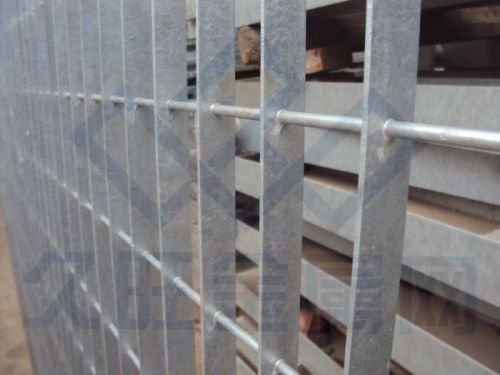 steel grating fence