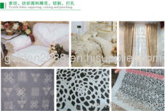 Roll to Roll High speed Fabrics Engraving and Punching Machine