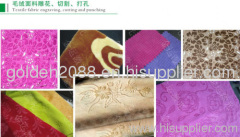 Roll to Roll High speed Fabrics Engraving and Punching Machine
