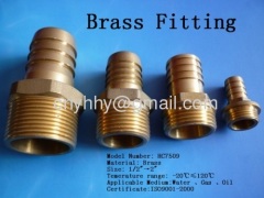 Brass pipe fitting