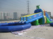 Inflatable pool slides