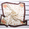 Silk Small Square Scarves Elegant lady's favorite scarves Stylish soft color scarves