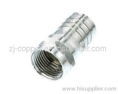 RG59 Barrel F Crimp Connector