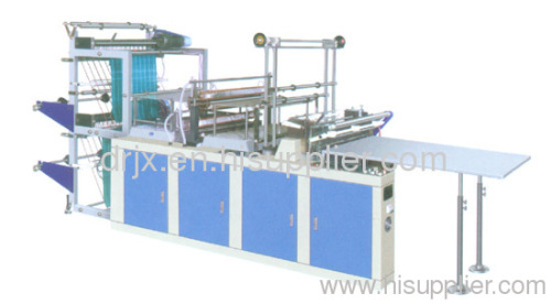 hot sealing and cold cutting bag make machine