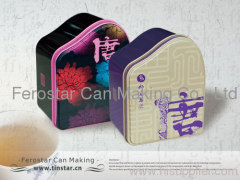 Special shape tea tin packaging